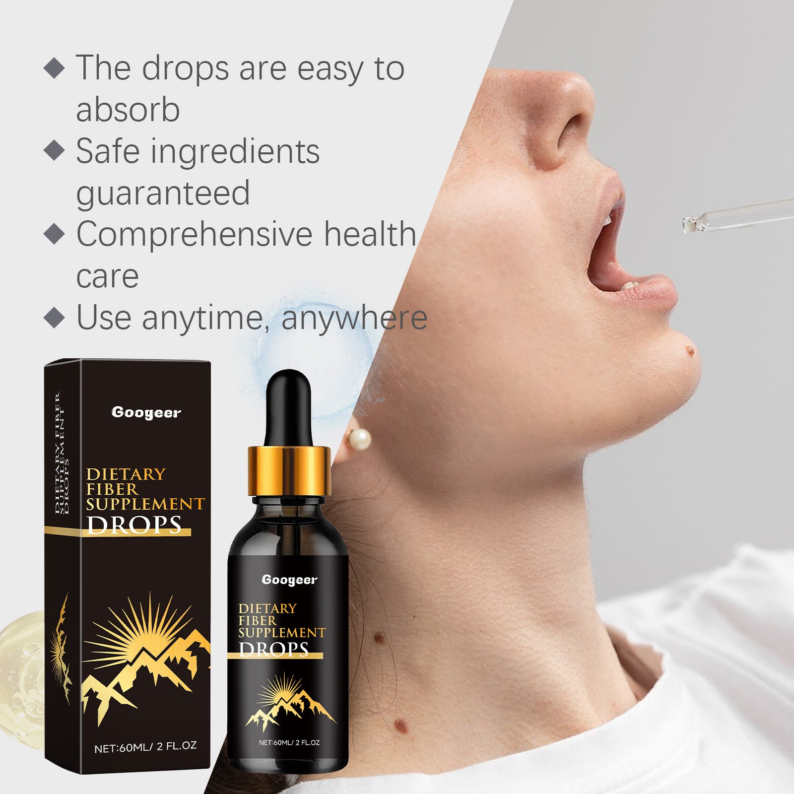 Dietary Fiber Supplement Drops, Dietary Fiber Supplements Lower Body Treatment