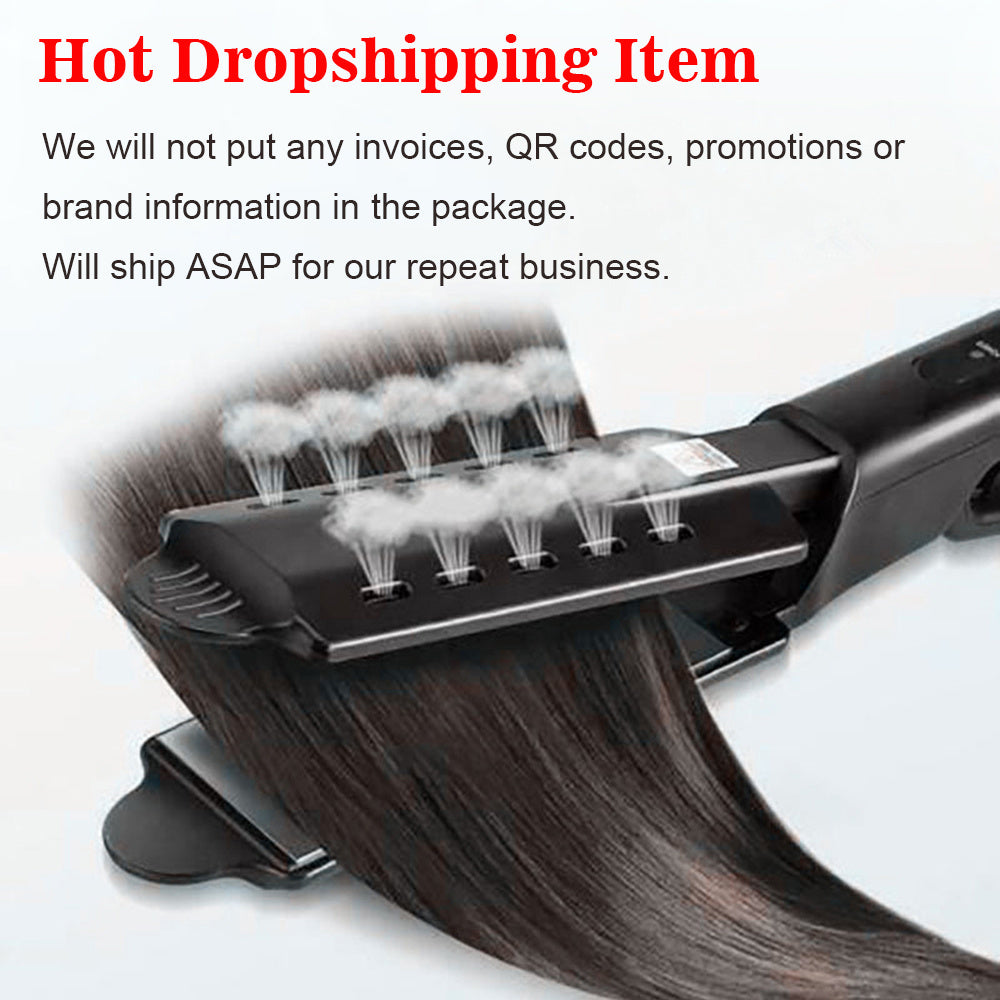 Non-Injury Steam Hair Straightener Splint