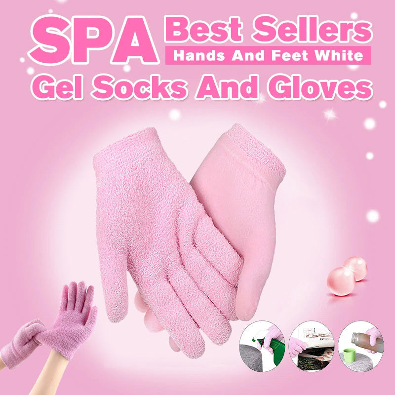 Moisturizing Spa Gel Gloves and Foot Mask Set