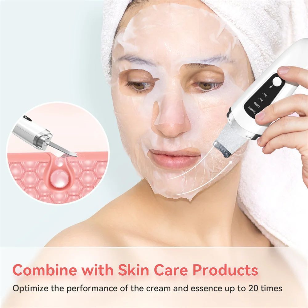 Facial Skin Scrubber and Blackhead Remover