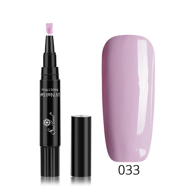 3-in-1 Glitter Gel Nail Polish Pen