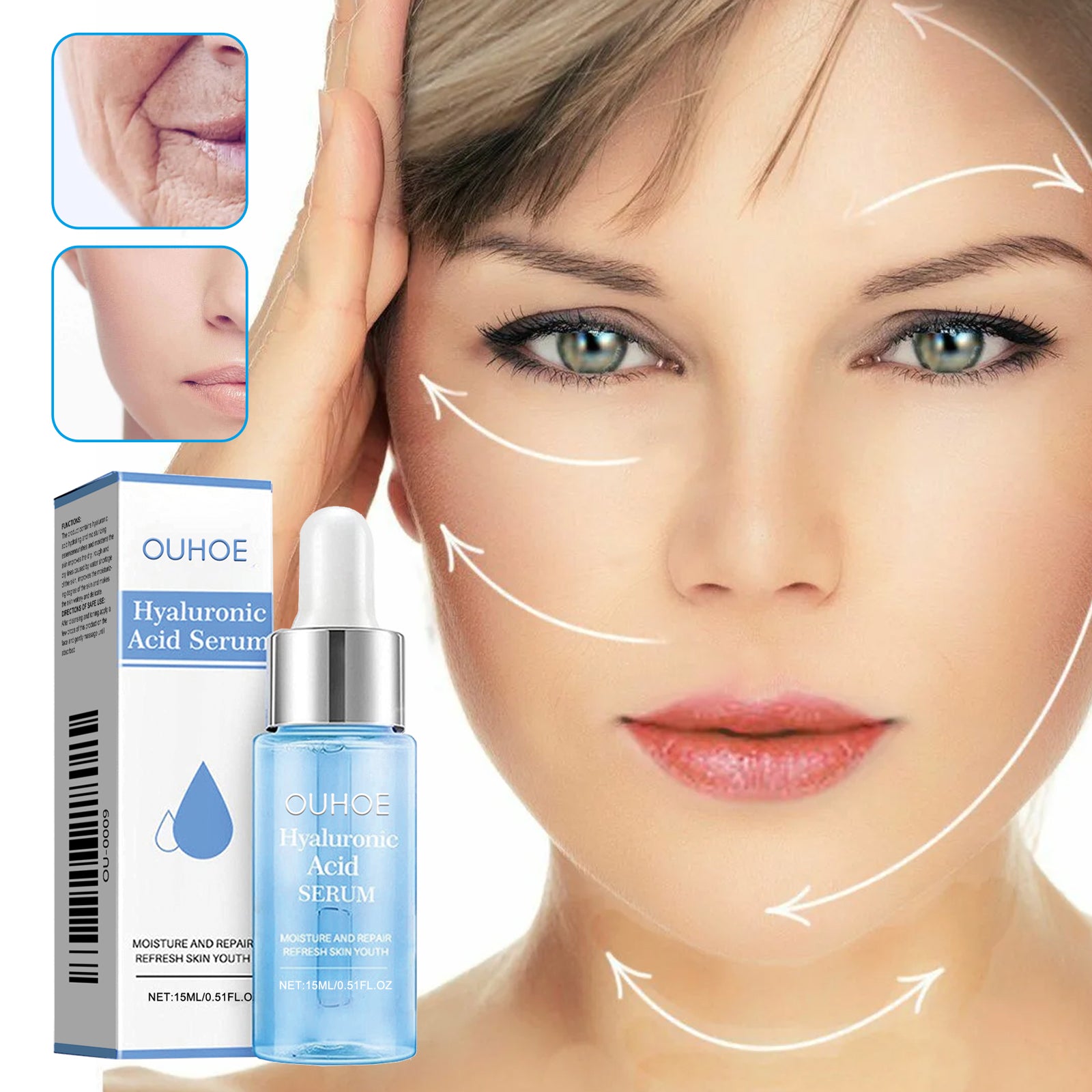 Hyaluronic Acid Firming Serum Hydrating And Smoothing Skin Care Firming Serum