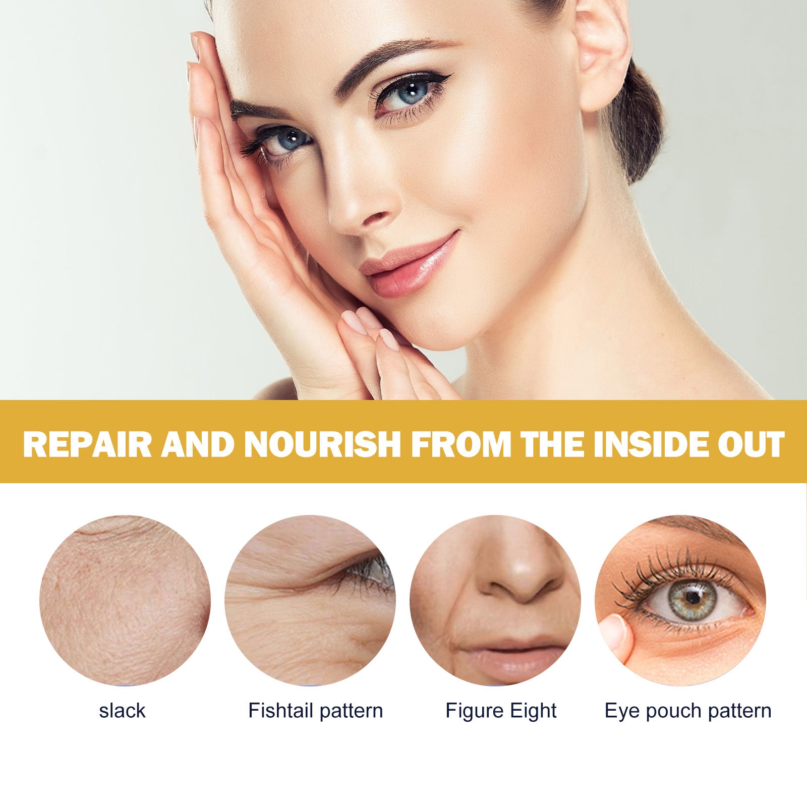 10 Seconds Anti-Wrinkle Serum, Hydrating Firming Skin Care Anti-wrinkle Serum