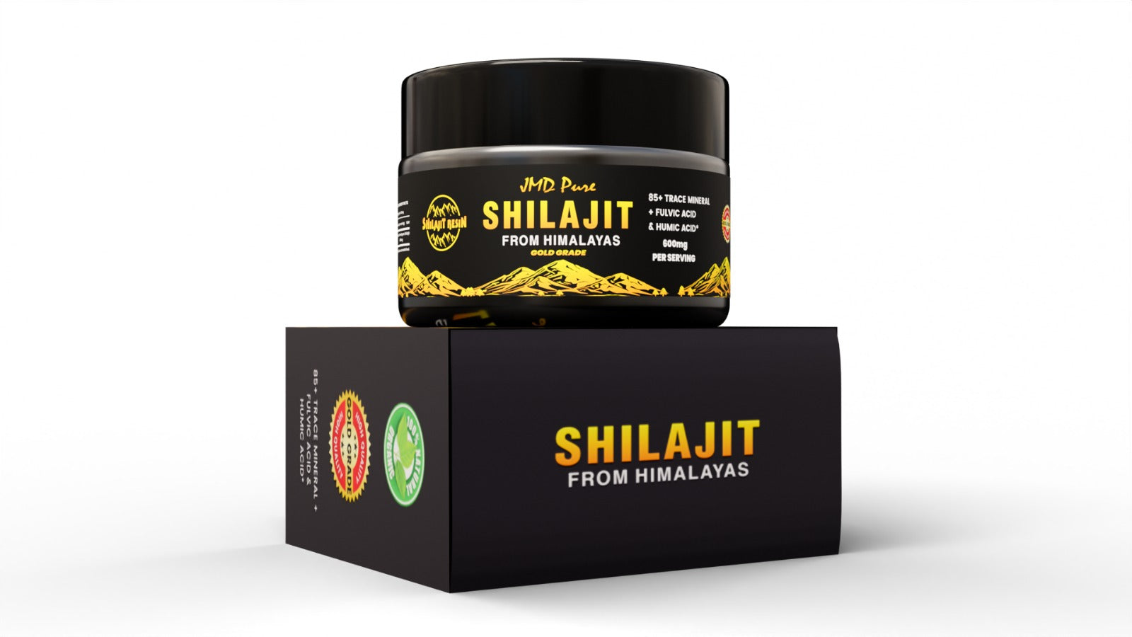 JMD Pure Shilajit from Himalayas - Gold Grade