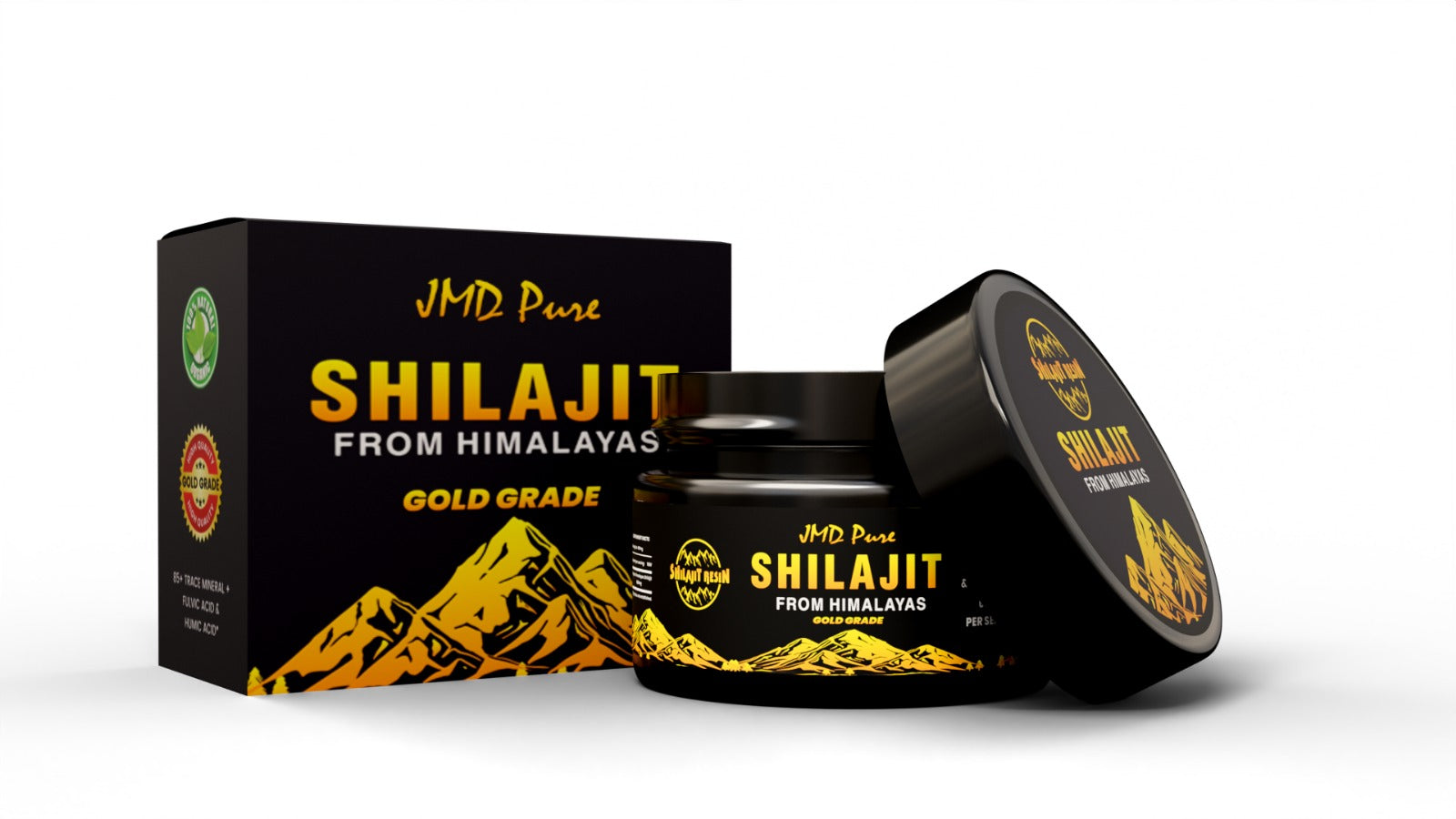 JMD Pure Shilajit from Himalayas - Gold Grade