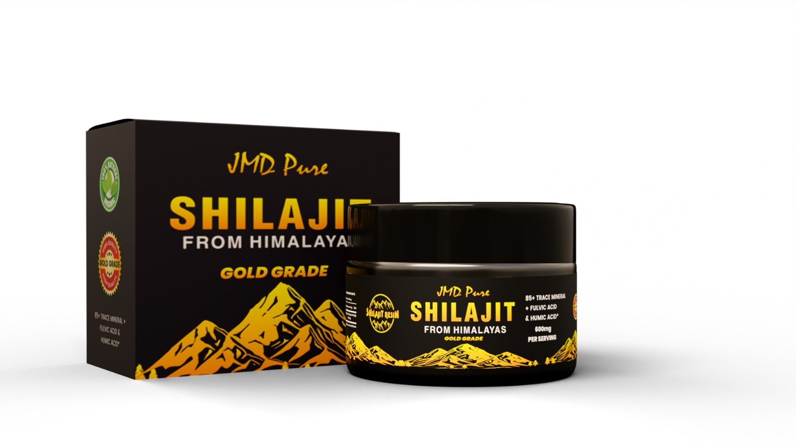 JMD Pure Shilajit from Himalayas - Gold Grade