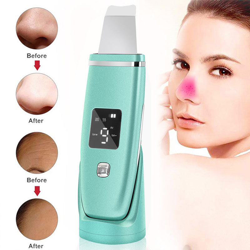 Ultrasonic Vibration Blackhead Remover Scrubber