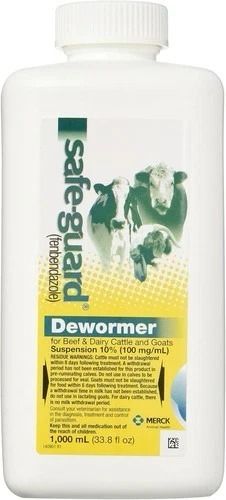 Safe-Guard Fenbendazole Dewormer 1000ml Liquid (10%)