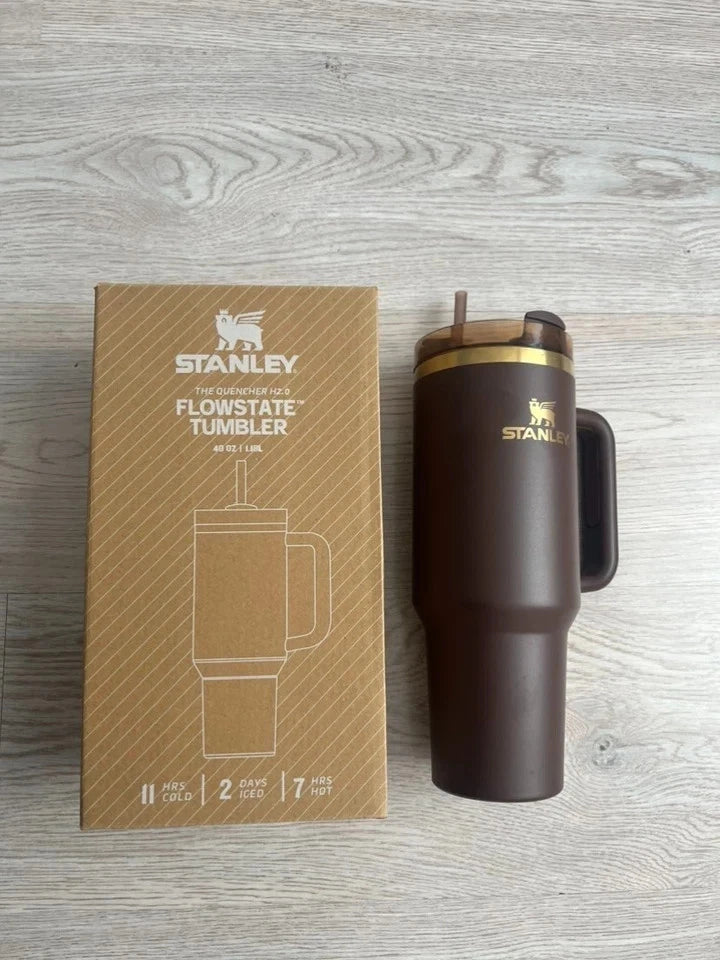 Stanley CHOCOLATE GOLD 40oz FACTORY SEALED Limited Quencher Tumbler NEW